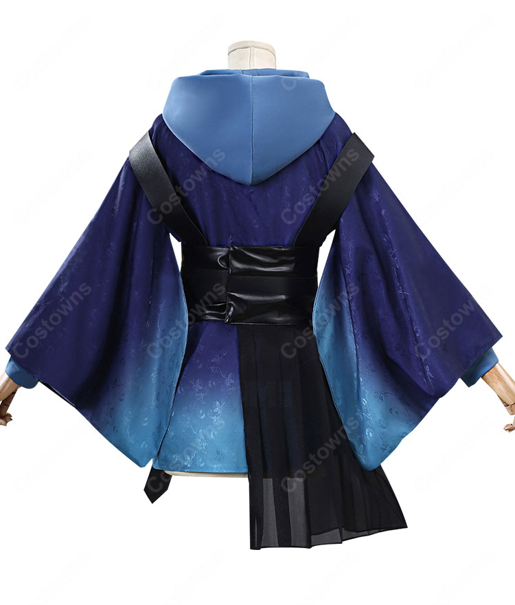 超かぐや姫！ 酒寄彩葉 コスプレ衣装 ジャガード生地 レザーコルセットベルト付き コスチューム 豪華セット｜道具追加可｜ COSTOWNS-4