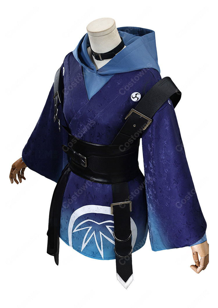 超かぐや姫！ 酒寄彩葉 コスプレ衣装 ジャガード生地 レザーコルセットベルト付き コスチューム 豪華セット｜道具追加可｜ COSTOWNS-3