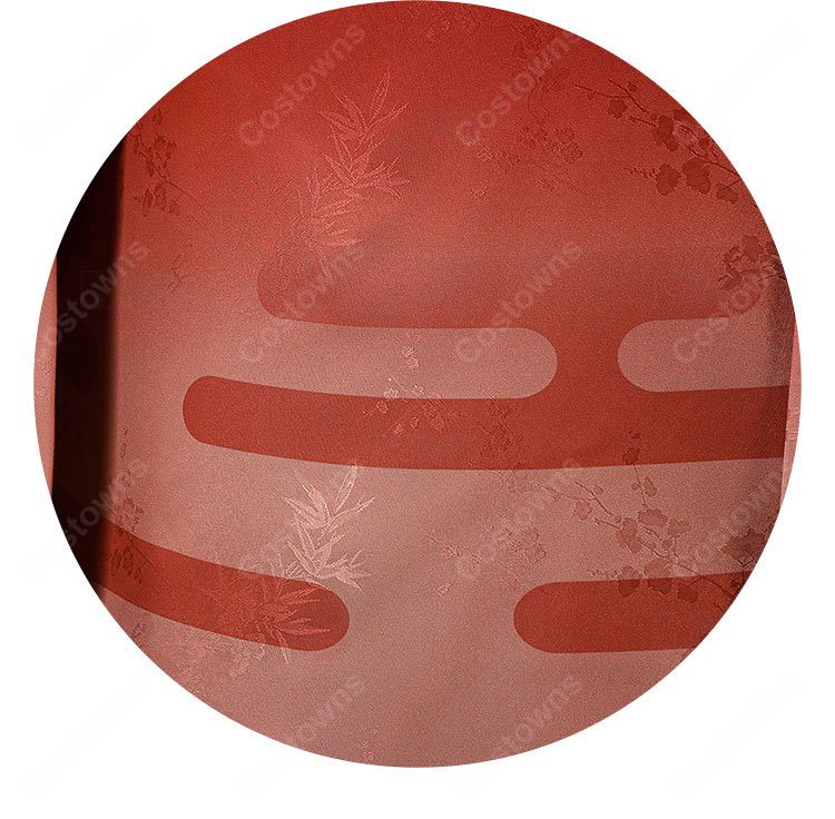 超かぐや姫！ かぐや  コスプレ衣装 ジャカード生地 豪華版 背負い飾り追加可-7