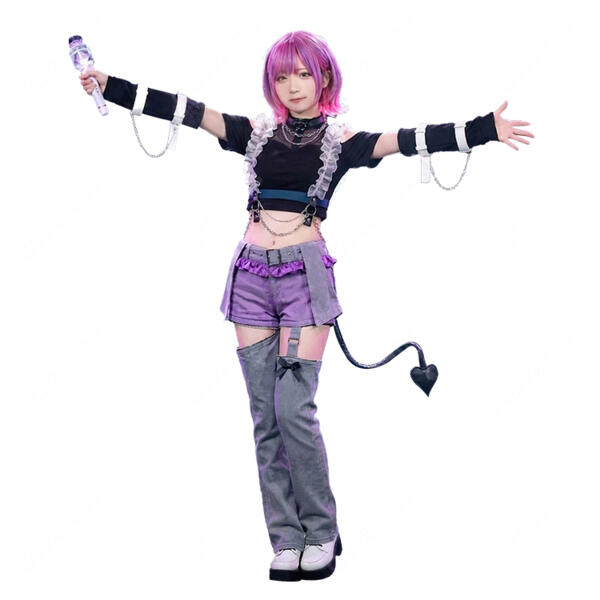 ホロライブ 常闇トワ 6周年記念LIVE衣装 コスプレ衣装 ステージ服 VTuber 4期生 ライブコスチューム 豪華セット 高品質元の画像