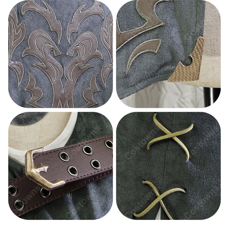 ガールズバンドクライ ルパ コスプレ衣装 RPG風 ファンタジー衣装 トゲナシトゲアリ GBC コスチューム 豪華セット フルセット 高品質 COSTOWNS-4