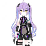 ぶいすぽっ！ 紫宮るな 第3衣装 サイバーパンク コスプレウィッグ VTuber しのみやるな 耐熱 かつら 新衣装 高品質 ネット付き 撮影 イベント｜COSTOWNS