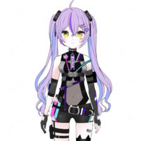 ぶいすぽっ！ 紫宮るな 第3衣装 サイバーパンク コスプレウィッグ VTuber しのみやるな 耐熱 かつら 新衣装 高品質 ネット付き 撮影 イベント｜COSTOWNS(コスプレウィッグ)