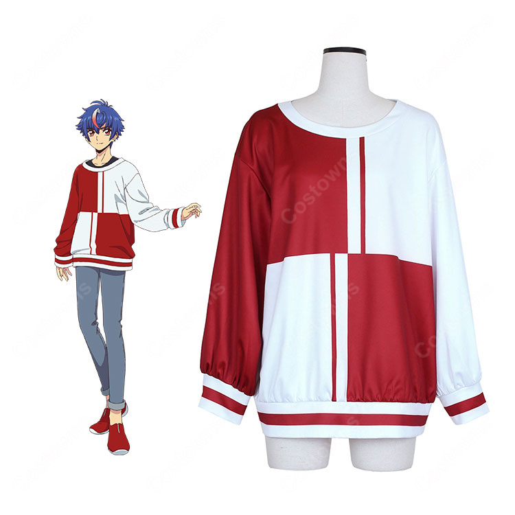 カードファイト!!ヴァンガードDivinez 明導アキナ コスプレ衣装 トップス 主人公 衣装 高品質 変装 仮装 コスチューム COSTOWNS-1