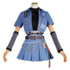 hololive ホロライブ 一条莉々華 Flashpoint衣装 コスプレ衣装 VTuber コスチューム 高品質 デニム 撮影 イベント｜COSTOWNS