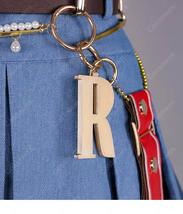 hololive ホロライブ  一条莉々華 Flashpoint衣装 コスプレ衣装 VTuber コスチューム 高品質 デニム 撮影 イベント｜COSTOWNS-10