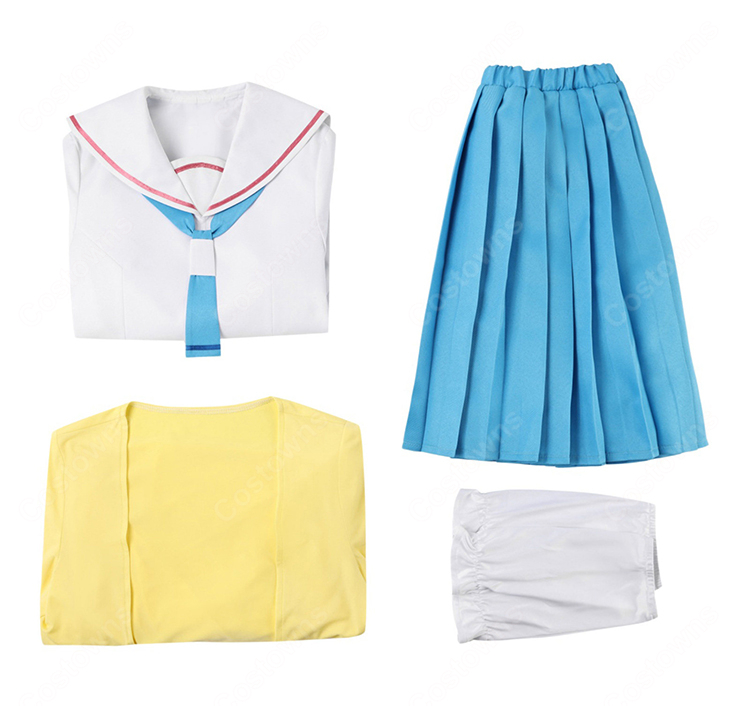 超かぐや姫！ 諌山真実 コスプレ衣装 制服-11