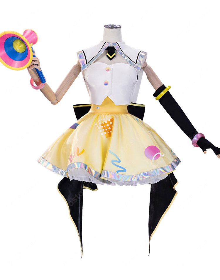 BanG Dream! 夢限大みゅーたいぷ  仲町あられ コスプレ衣装-4