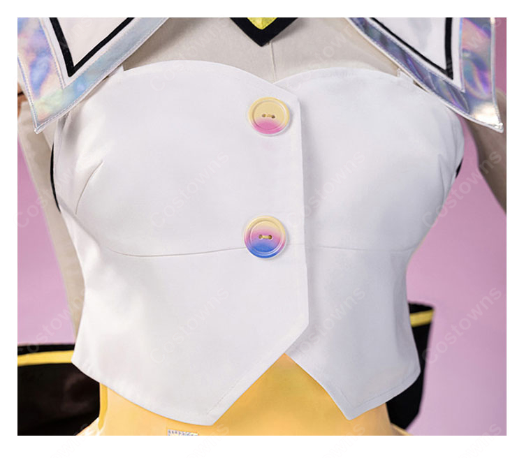 BanG Dream! 夢限大みゅーたいぷ  仲町あられ コスプレ衣装-6