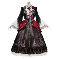 恋と深空 主人公 魂を約す赤月 コスプレ衣装 深空ハンター 銀翼の悪魔 高品質 刺繍 コスチューム フルセット｜コスプレ通販 COSTOWNS(202×202)