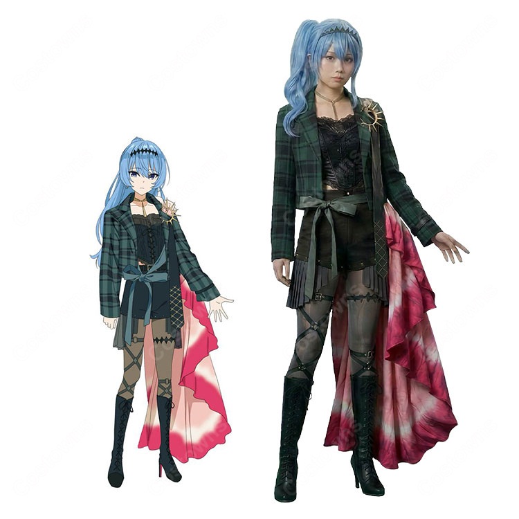 ホロライブ 星街すいせい コスプレ衣装 綺麗事 ライブ新衣装 VTuber すいちゃん ステージ衣装 高品質 フルセット 豪華版｜コスプレ通販 COSTOWNS-1