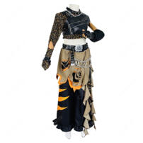 ホロライブ 虎金妃笑虎 コスプレ衣装 FLOW GLOW Solid Edge 新衣装 VTuber ニコ ステージ衣装｜コスプレ通販 COSTOWNS