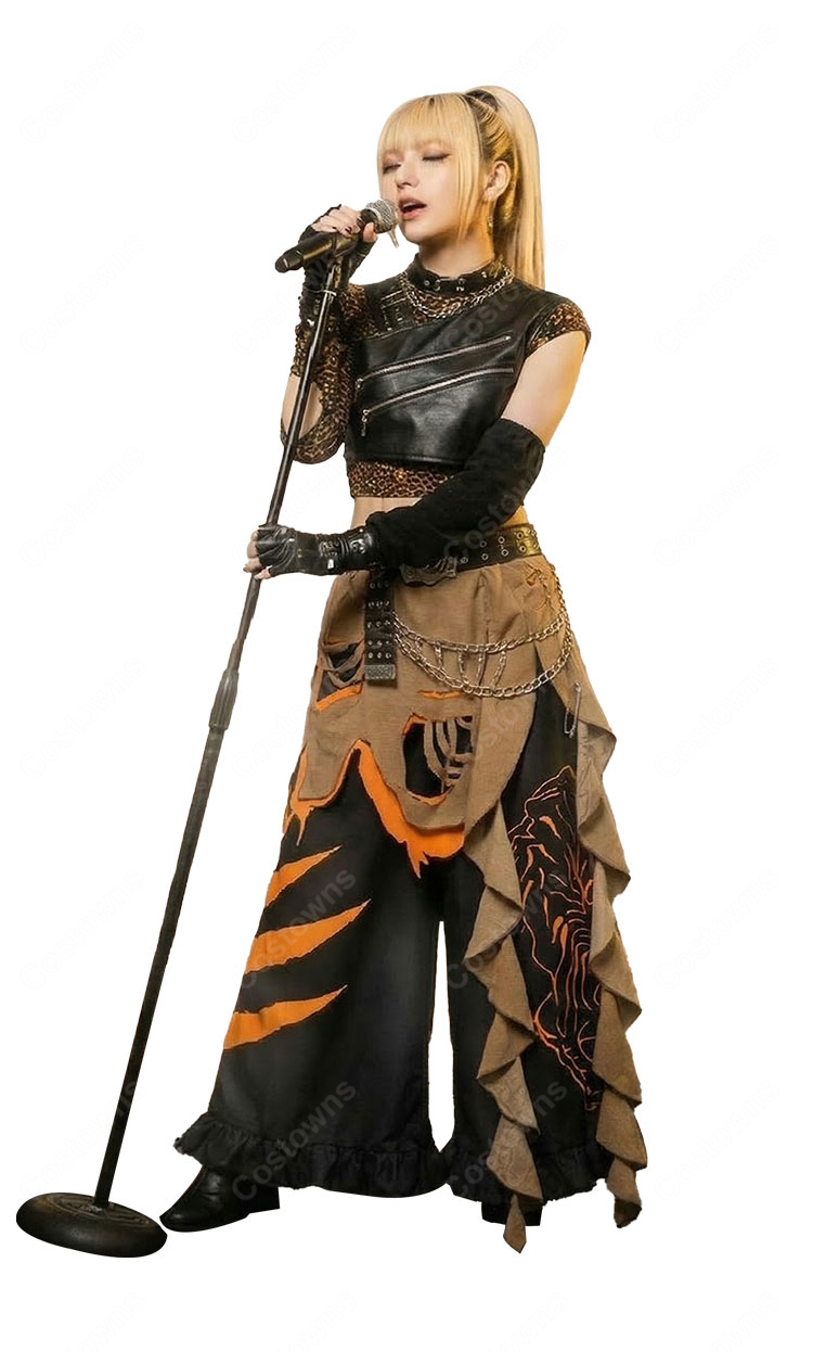 ホロライブ 虎金妃笑虎 コスプレ衣装 FLOW GLOW Solid Edge 新衣装  VTuber ニコ ステージ衣装｜コスプレ通販 COSTOWNS-3