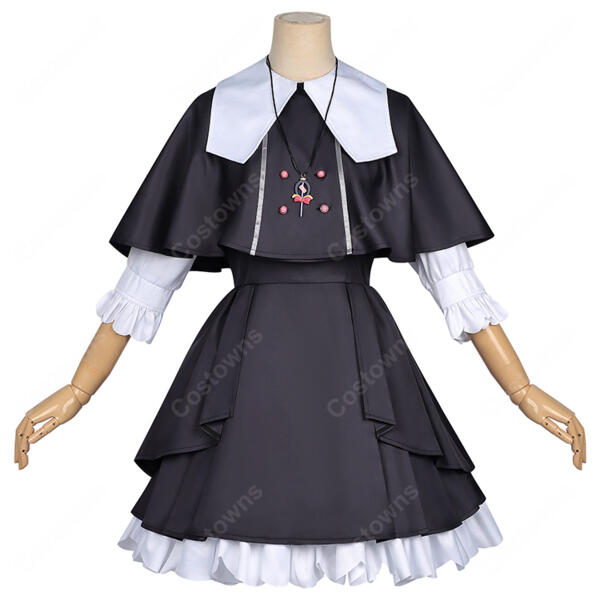 名探偵プリキュア！ 森亜るるか コスプレ衣装 私服 ワンピース 日常服 ケープ付き 高品質 キャラクター再現 かわいい フルセット｜コスプレ通販 COSTOWNS元の画像