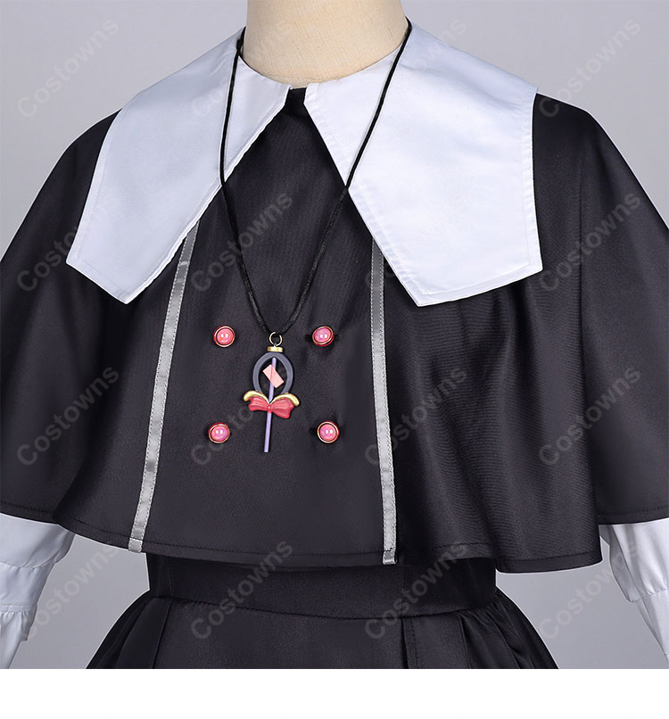 名探偵プリキュア！ 森亜るるか コスプレ衣装 私服 ワンピース 日常服 ケープ付き 高品質 キャラクター再現 かわいい フルセット｜コスプレ通販 COSTOWNS-5