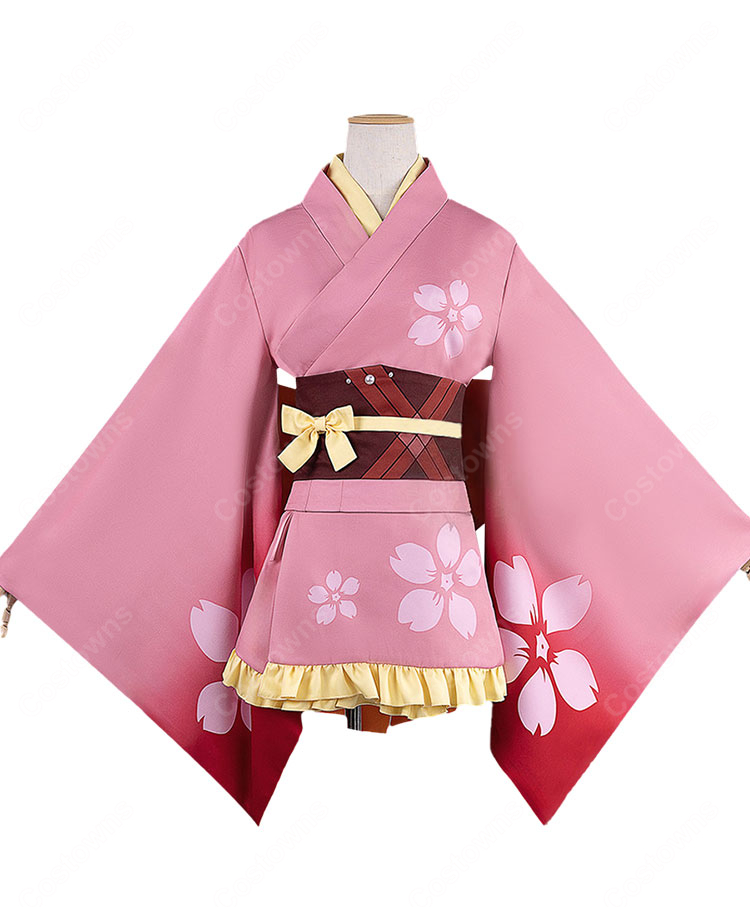 甲鉄城のカバネリ 無名 浴衣 コスプレ衣装 アニメ キャラクター 仮装 コスチューム イベント 撮影会 ハロウィン｜COSTOWNS-2