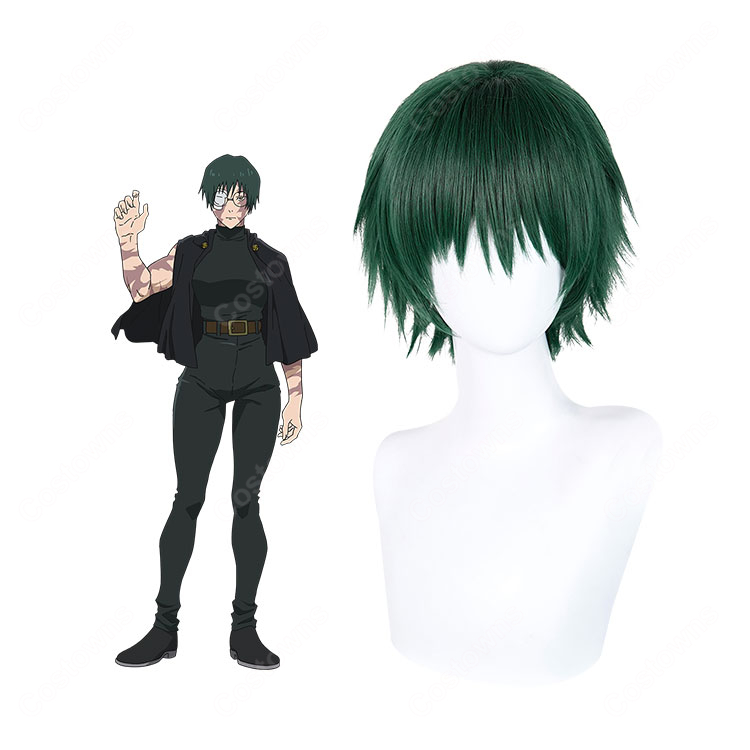 呪術廻戦 死滅回游 天与呪縛 禪院真希 コスプレウィッグ｜コスプレ通販 COSTOWNS-1