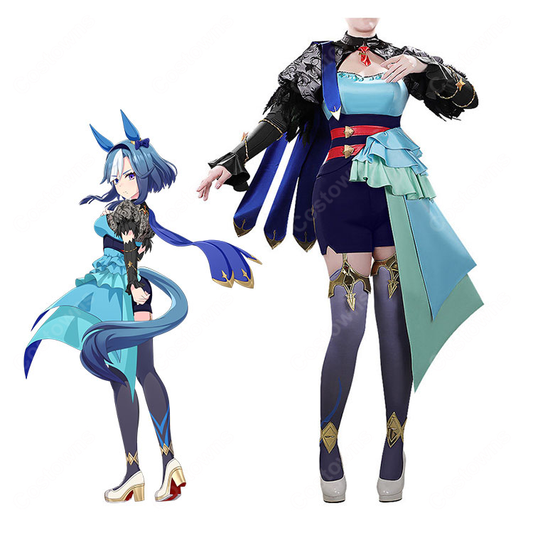 ウマ娘 プリティーダービー アドマイヤグルーヴ コスプレ衣装 勝負服 Ver. 高品質 再現 セット販売｜コスプレ通販 COSTOWNS-1
