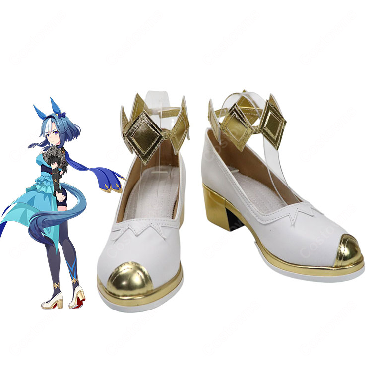 ウマ娘 プリティーダービー アドマイヤグルーヴ コスプレ靴 勝負服再現 シューズ アニメ 仮装 イベント 高品質 オーダーメイド可｜COSTOWNS-1