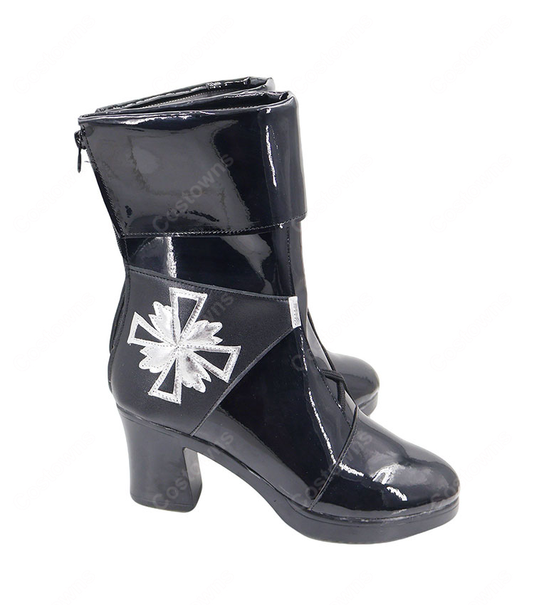 勝利の女神：NIKKE リリーバイス コスプレ靴 ニケ ゴッデス部隊 軍服 ブーツ Liliweiss コスプレシューズ オーダーメイド可｜コスプレ通販 COSTOWNS-3