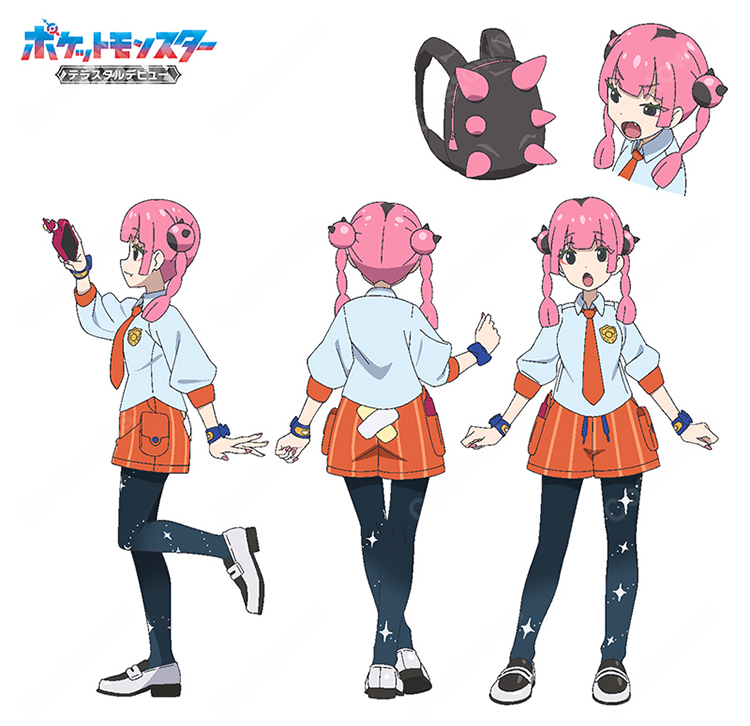 ポケットモンスター サンゴ テラスタルデビュー 夏制服 コスプレ衣装 ｜コスプレ通販 COSTOWNS-1
