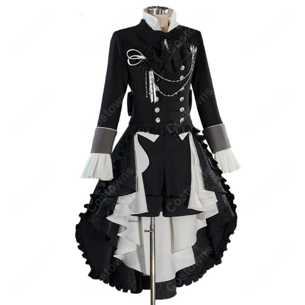 黒執事 シエル・ファントムハイヴ 扉絵イラスト衣装 コスプレ衣装 豪華フルセット（眼帯・帽子・指輪付き） ｜コスプレ通販 COSTOWNS元の画像