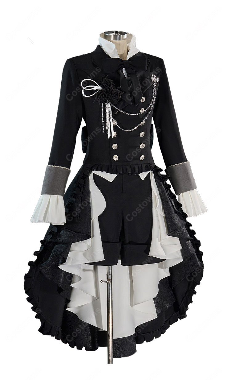 黒執事 シエル・ファントムハイヴ 扉絵イラスト衣装 コスプレ衣装 豪華フルセット（眼帯・帽子・指輪付き） ｜コスプレ通販 COSTOWNS-2