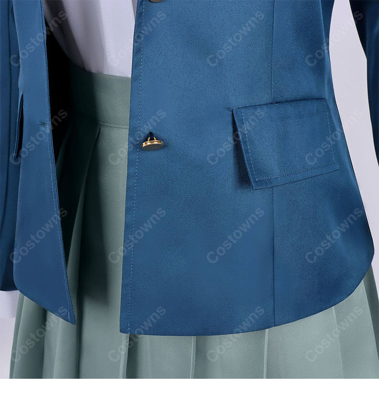 カナン様はあくまでチョロい 高潔カナン コスプレ衣装 制服 尻尾パーツ付き フルセット カナチョロ 悪魔 イベント 撮影向け COSTOWNS-9