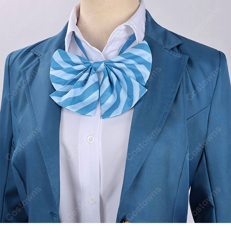 カナン様はあくまでチョロい 高潔カナン コスプレ衣装 制服 尻尾パーツ付き フルセット カナチョロ 悪魔 イベント 撮影向け COSTOWNS-6