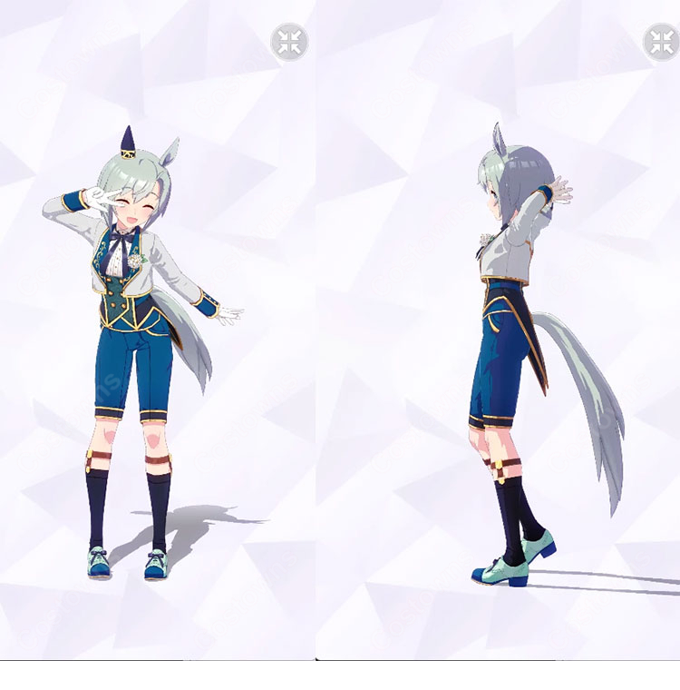 ウマ娘 プリティーダービー セイウンスカイ ソワレ・ド・シャトン 勝負服 コスプレ衣装 | コスプレ通販 COSTOWNS-1