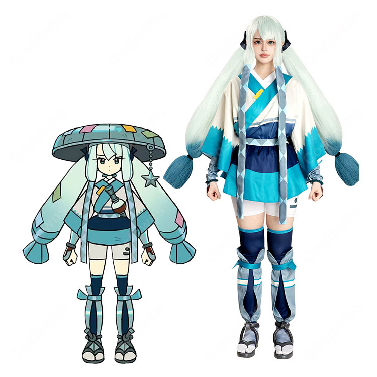 ポケットモンスター×初音ミク Project VOLTAGE はがね 初音ミク ジラーチ コスプレ衣装 ｜ コスプレ通販 COSTOWNS-1