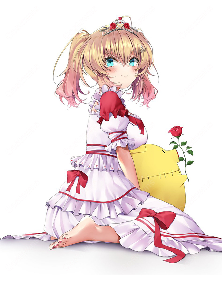 ホロライブ 赤井はあと 新衣装 ドレスVer. コスプレ靴 ゴスロリ風 シューズ 高品質 オーダーサイズ対応 COSTOWNS-2