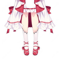 ホロライブ 赤井はあと 新衣装 ドレスVer. コスプレ靴 ゴスロリ風 シューズ 高品質 オーダーサイズ対応 COSTOWNS(コスプレ ブーツ（靴）)