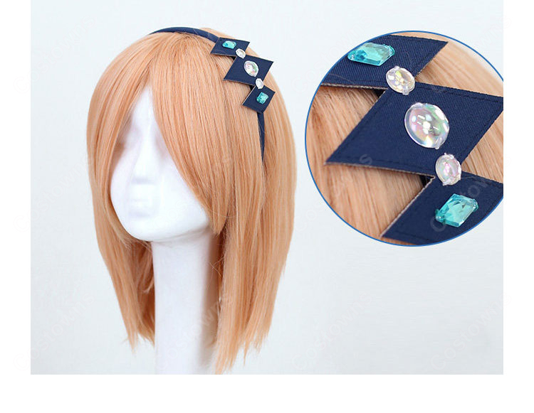 ポケットモンスター オメガルビー・アルファサファイア ルチア コスプレ衣装 アイドル衣装 フルセット 髪飾り付き 撮影 イベント COSTOWNS-15