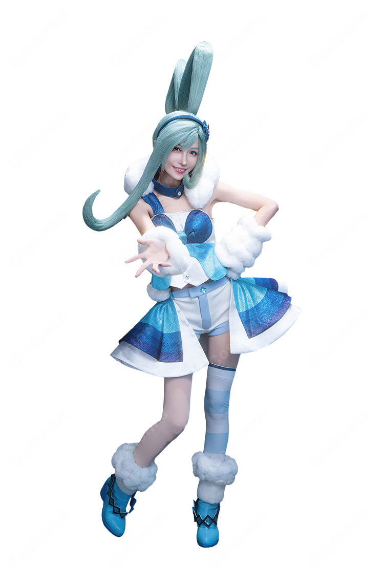 ポケットモンスター オメガルビー・アルファサファイア ルチア コスプレ衣装 アイドル衣装 フルセット 髪飾り付き 撮影 イベント COSTOWNS-2