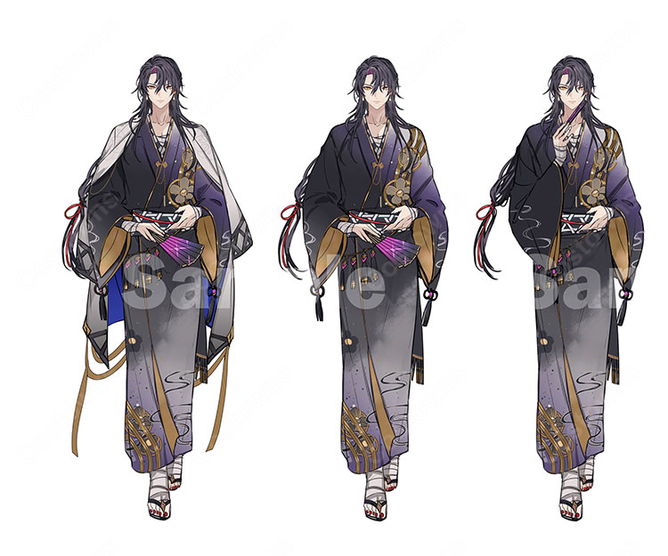 にじさんじ ヴェザリウス バンデージ 和装 コスプレ衣装 Krisis 和服 フルセット COSTOWNS-1