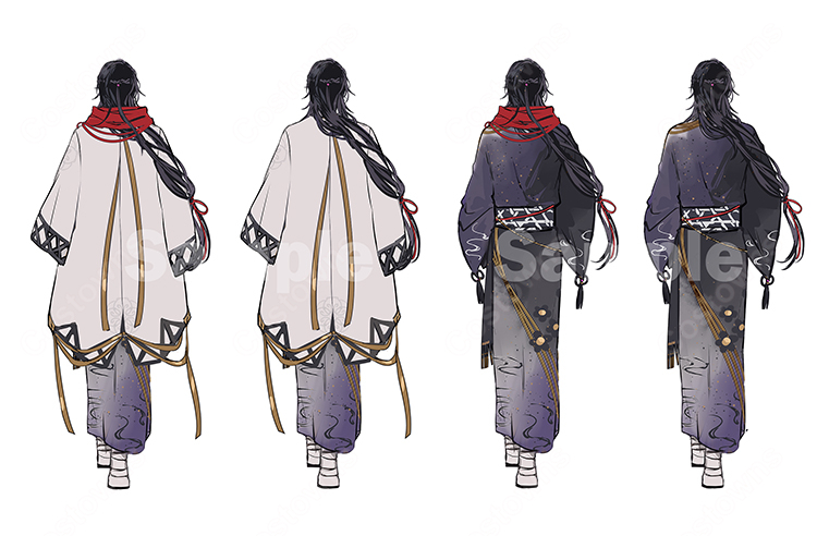 にじさんじ ヴェザリウス バンデージ コスプレウィッグ Krisis 耐熱 かつら ネット付き COSTOWNS-2