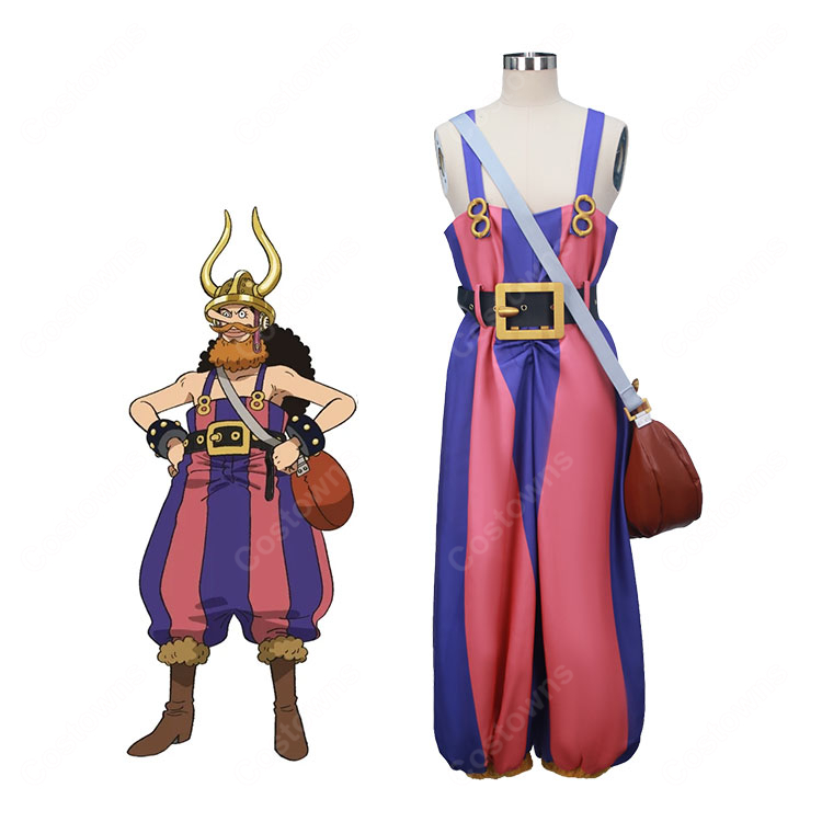 ONE PIECE ウソップ エルバフ編 コスプレ衣装 麦わらの一味 新衣装 バイキング風 COSTOWNS-1