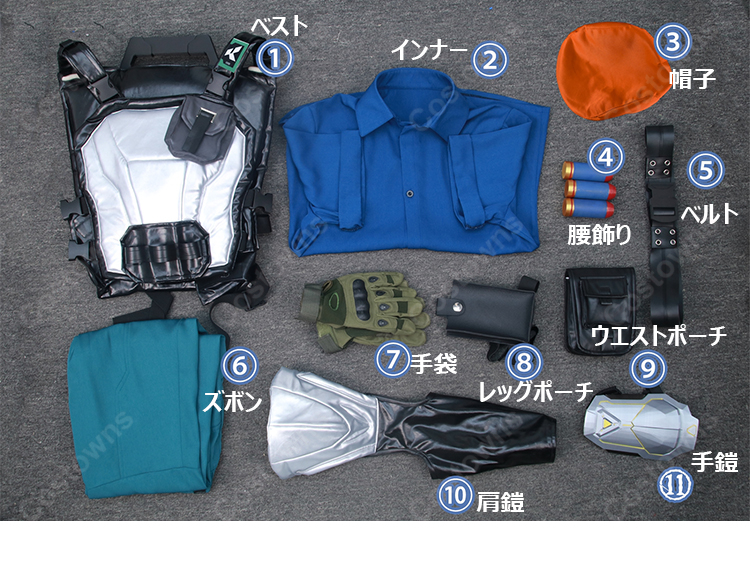 VALORANT ブリムストーン コスプレ衣装  COSTOWNS-14