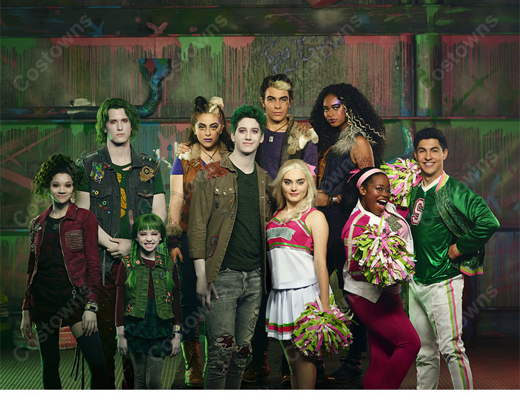 ゾンビーズ2 アディソン・ウェルズ コスプレ衣装 チアリーダー服 ディズニー映画 再現衣装 COSTOWNS-1