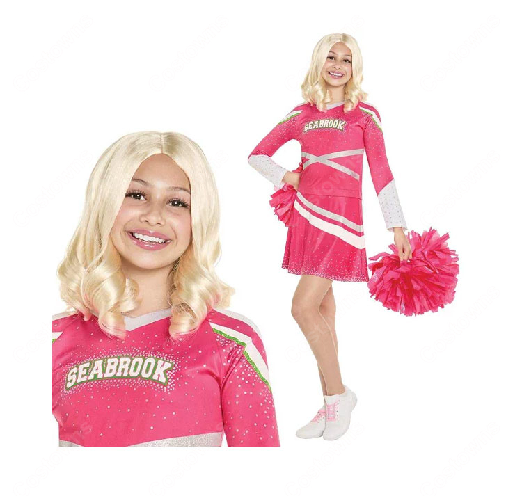 ゾンビーズ3 アディソン・ウェルズ コスプレ衣装 チアリーダー服 コート付き シーブルック高校 高品質 COSTOWNS-3