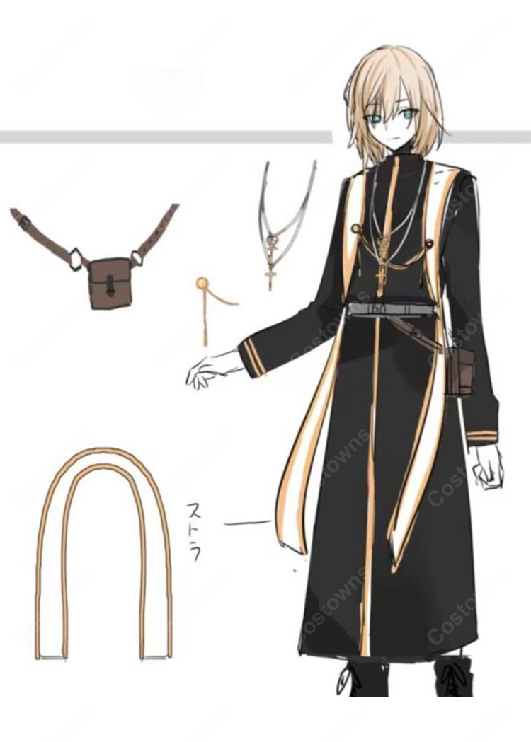 VTuber キルシュトルテ コスプレ衣装 アイドル衣装 COSTOWNS-3