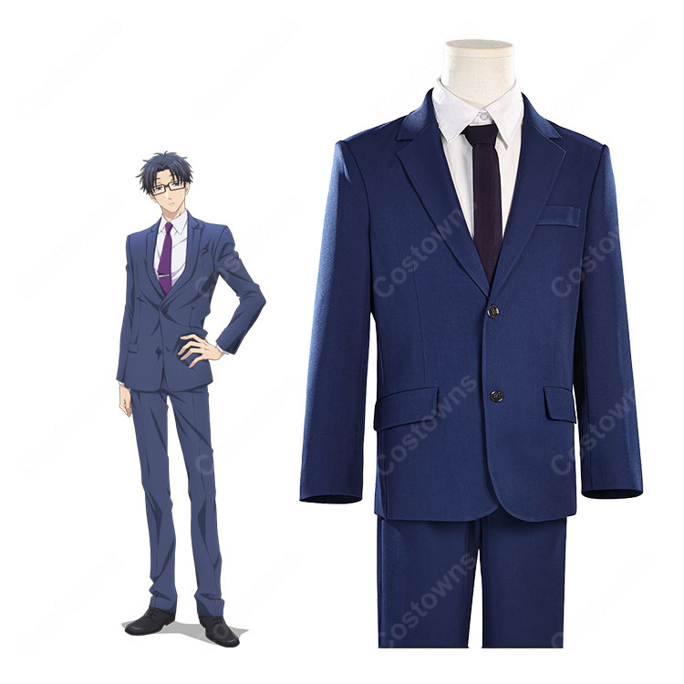 ヲタクに恋は難しい 二藤宏嵩 コスプレ衣装 スーツセット オフィスカジュアル 制服 COSTOWNS-1