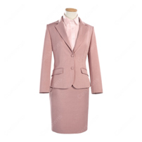 ヲタクに恋は難しい 桃瀬成海 コスプレ衣装 ピンク スーツセット 制服 オフィスカジュアル COSTOWNS(202×202)