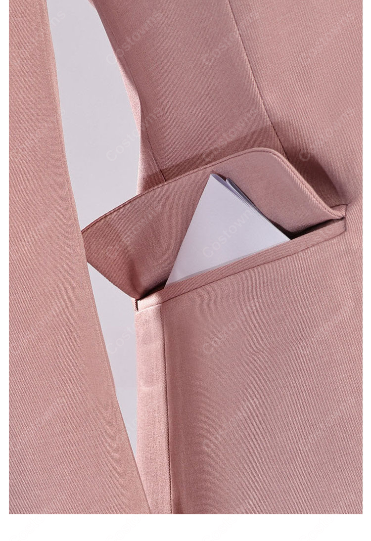 ヲタクに恋は難しい 桃瀬成海 コスプレ衣装 ピンク スーツセット 制服 オフィスカジュアル COSTOWNS-4