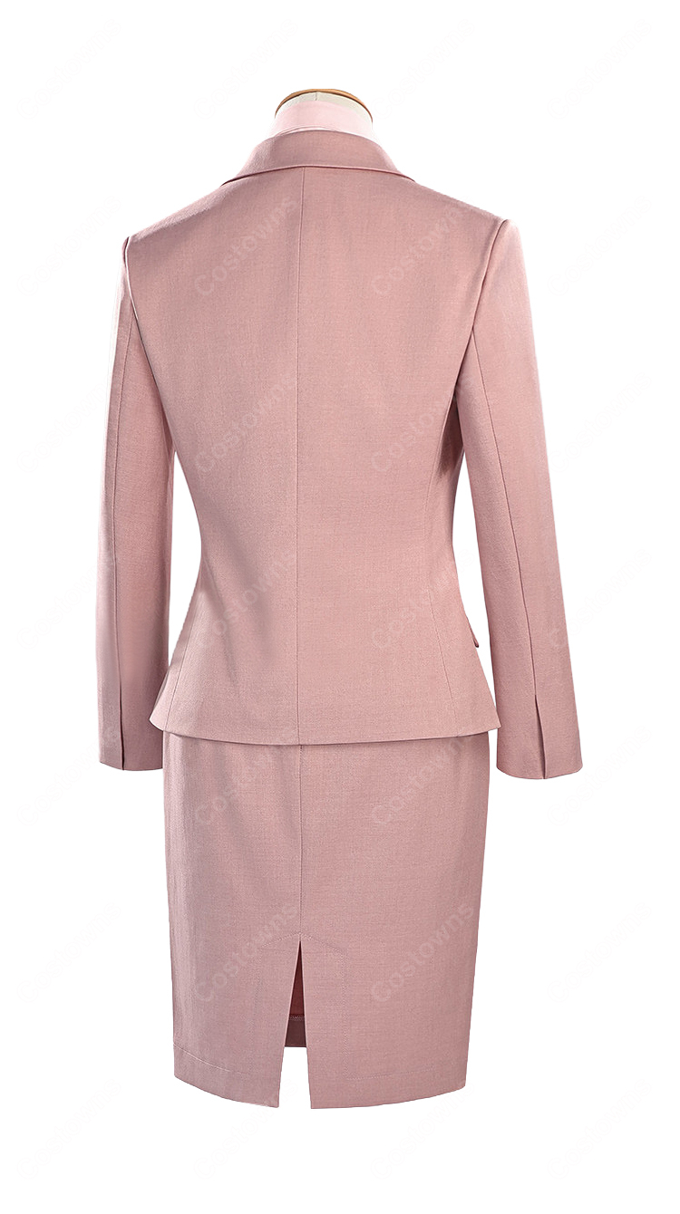 ヲタクに恋は難しい 桃瀬成海 コスプレ衣装 ピンク スーツセット 制服 オフィスカジュアル COSTOWNS-4