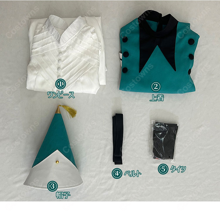 とんがり帽子のアトリエ ココ コスプレ衣装 高品質 撮影用 イベント COSTOWNS-10