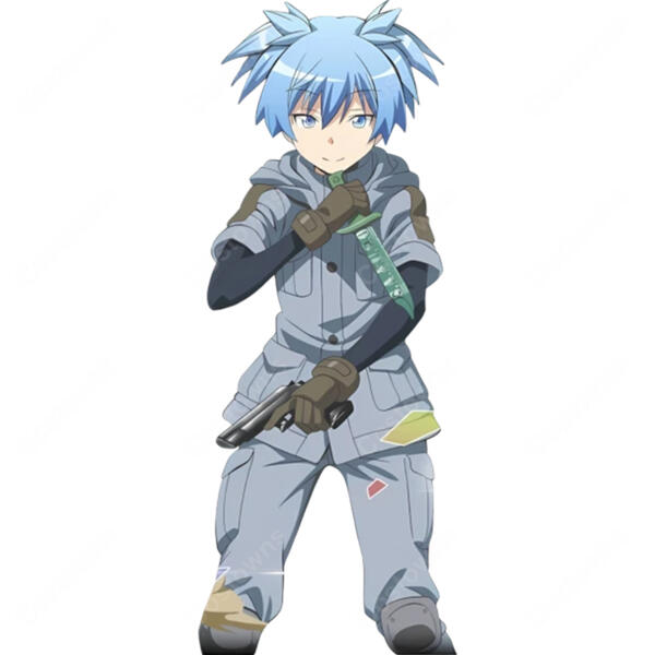 暗殺教室 潮田渚 赤羽業 超体育着 コスプレ衣装 椚ヶ丘中学校3年E組 高品質 再現 イベント撮影会向け COSTOWNS オーダメイド可元の画像