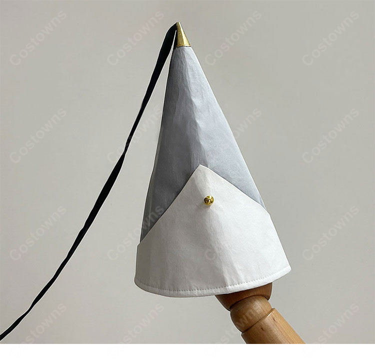 とんがり帽子のアトリエ キーフリー コスプレ衣装 魔法使い 師匠 フルセット 帽子・メガネ付き COSTOWNS-4