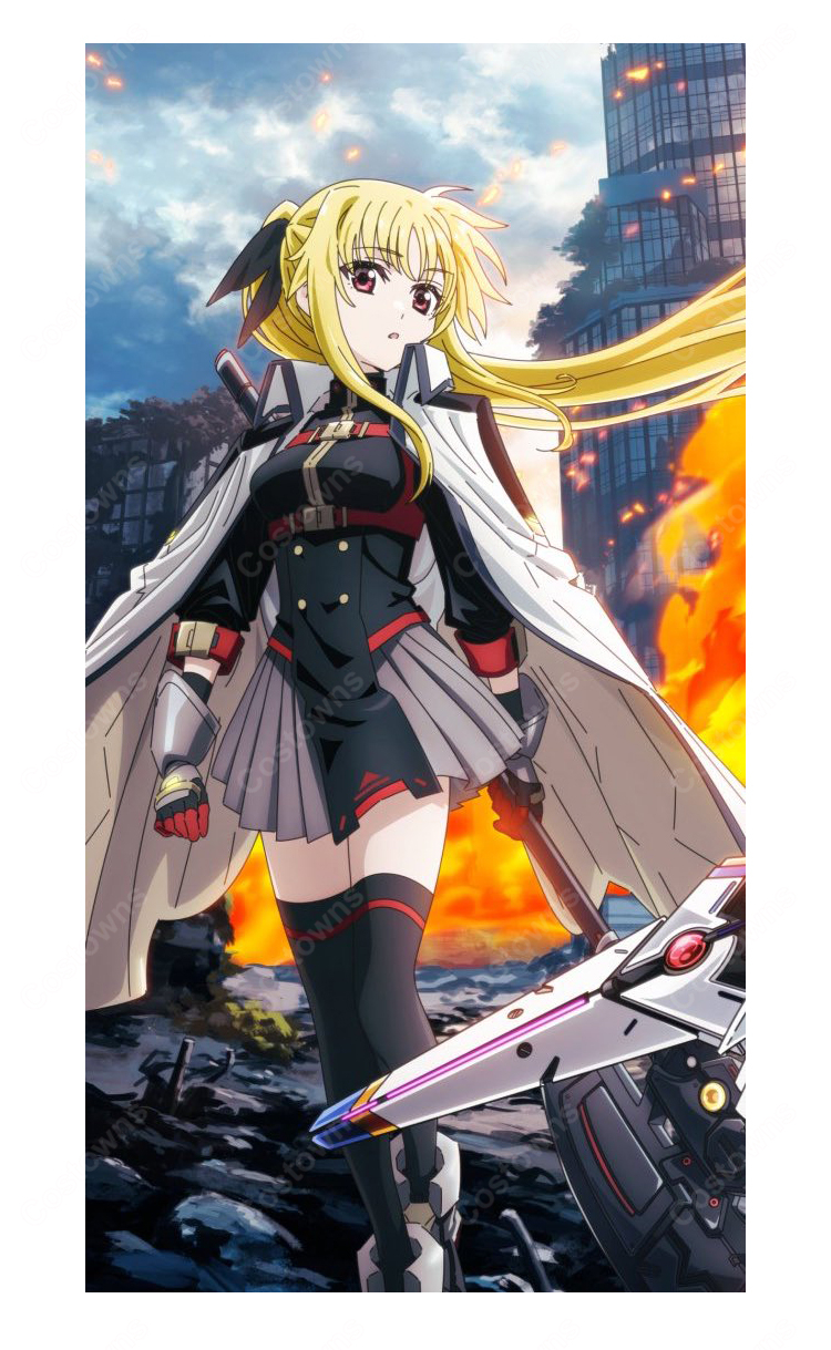 魔法少女リリカルなのは EXCEEDS フェイト・テスタロッサ コスプレ靴 Gun Blaze Vengeance 耐久性 高品質 COSTOWNS-1